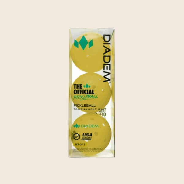 Diadem Official Pickleball OutdoorIndoor Ball (3pcs per Pack) - Image 3